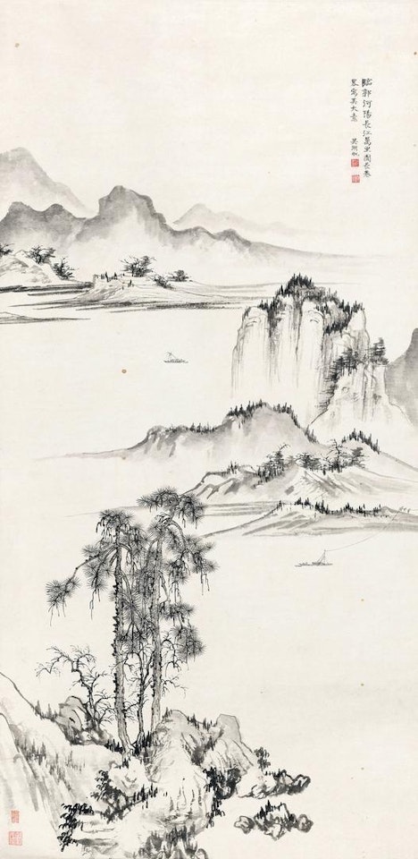 Landscape by Wu Hufan