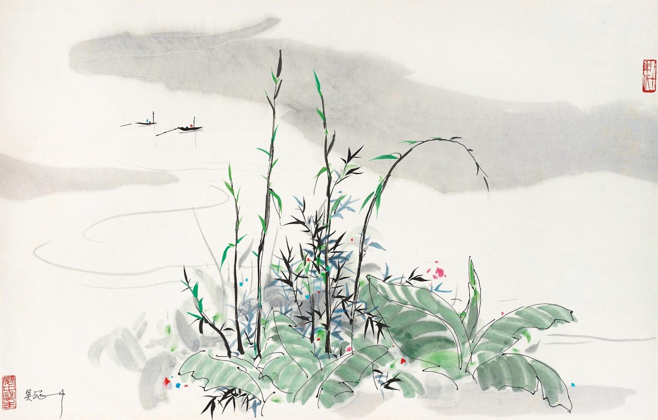 Qingyi River by Wu Guanzhong