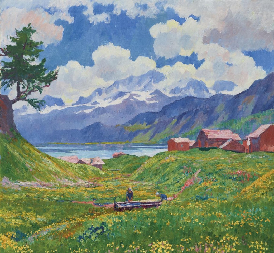Frühlingslandschaft by Giovanni Giacometti
