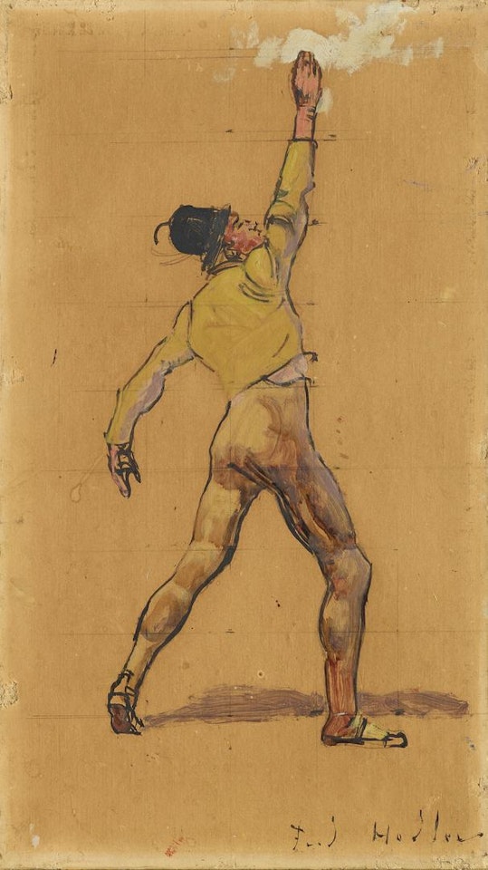 Einmütigkeit, Schwörender by Ferdinand Hodler