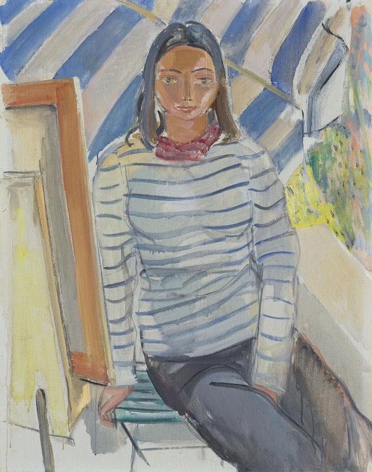 Mädchen vor Staffelei by Maurice Barraud