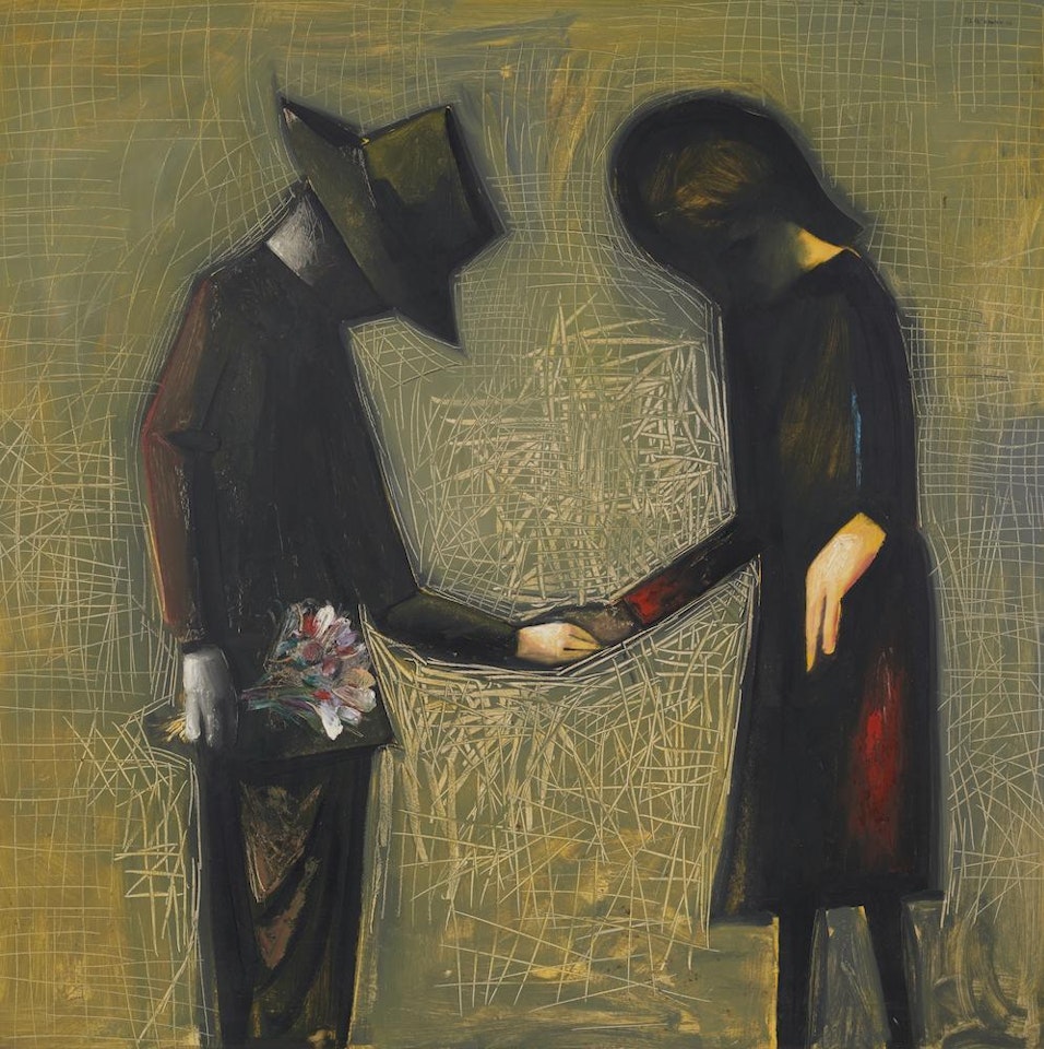 The Meeting by Charles Blackman