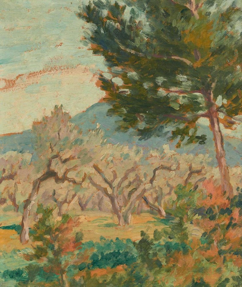 Olive Tree, Afternoon, La Lavandau by Rupert Charles Wulsten Bunny