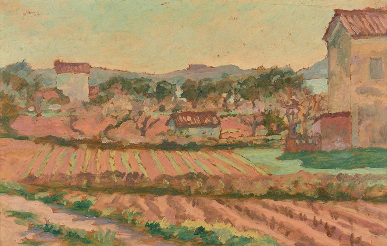 The Farmhouse by Rupert Charles Wulsten Bunny