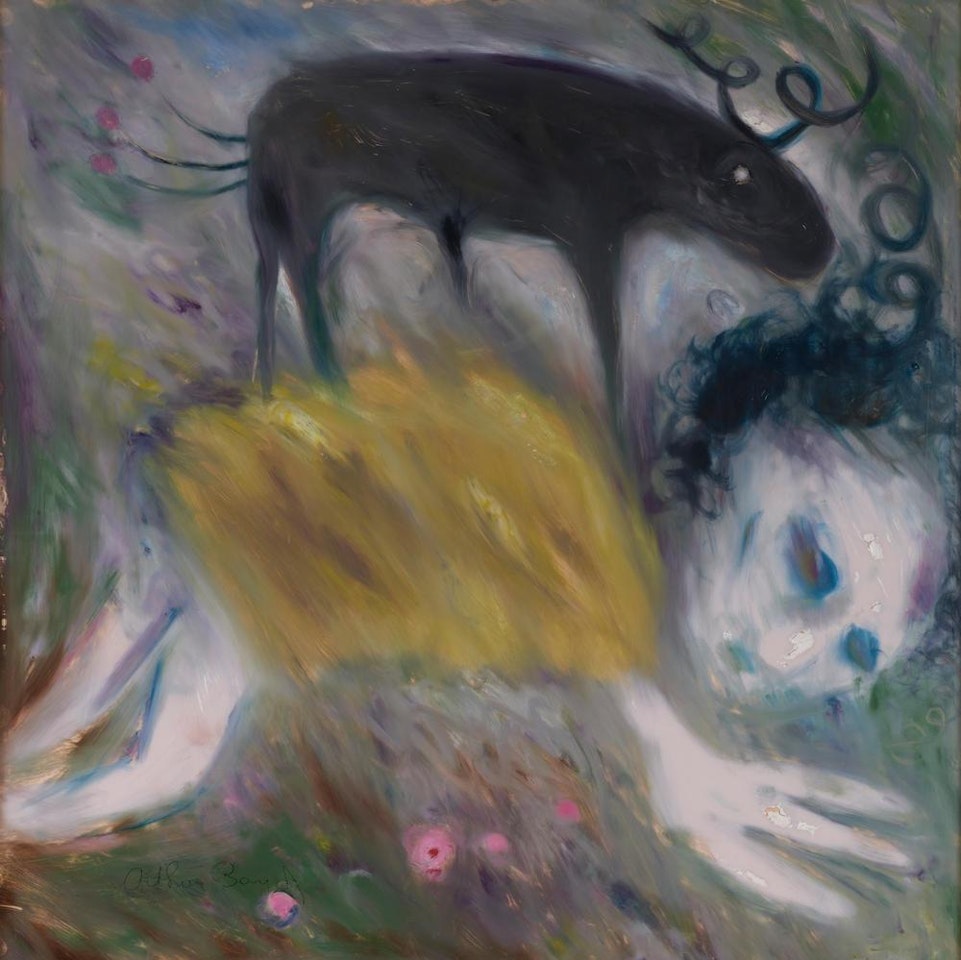 St Francis with a Ram by Arthur Merric Bloomfield Boyd