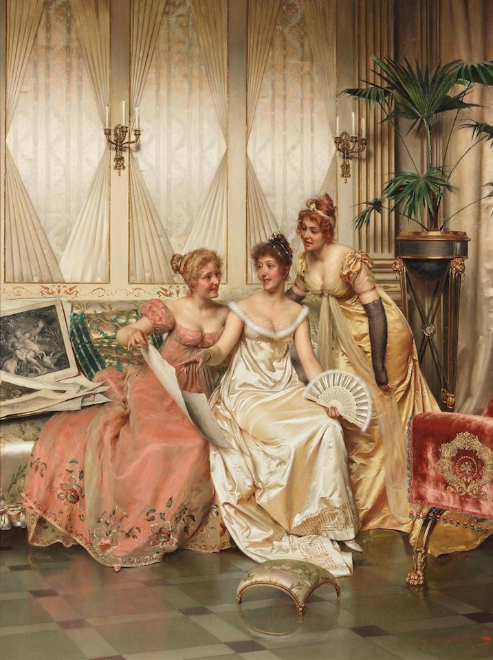 The three connoisseurs by Frédéric Soulacroix