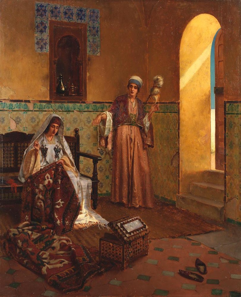 The carpet makers by Rudolf Ernst