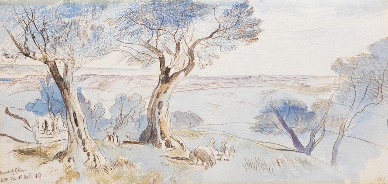 Mount of Olives by Edward Lear