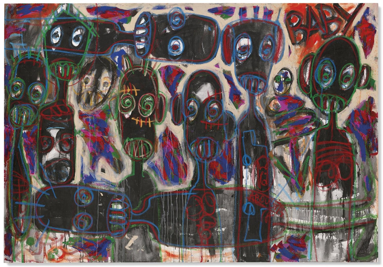 Untitled (Baby) by Aboudia Abdoulaye Diarrassouba