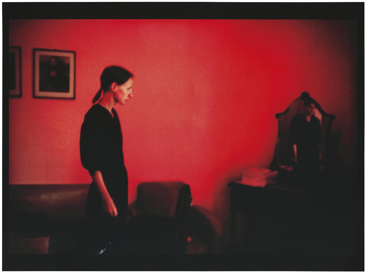 Suzanne with Mona Lisa, Mexico City by Nan Goldin