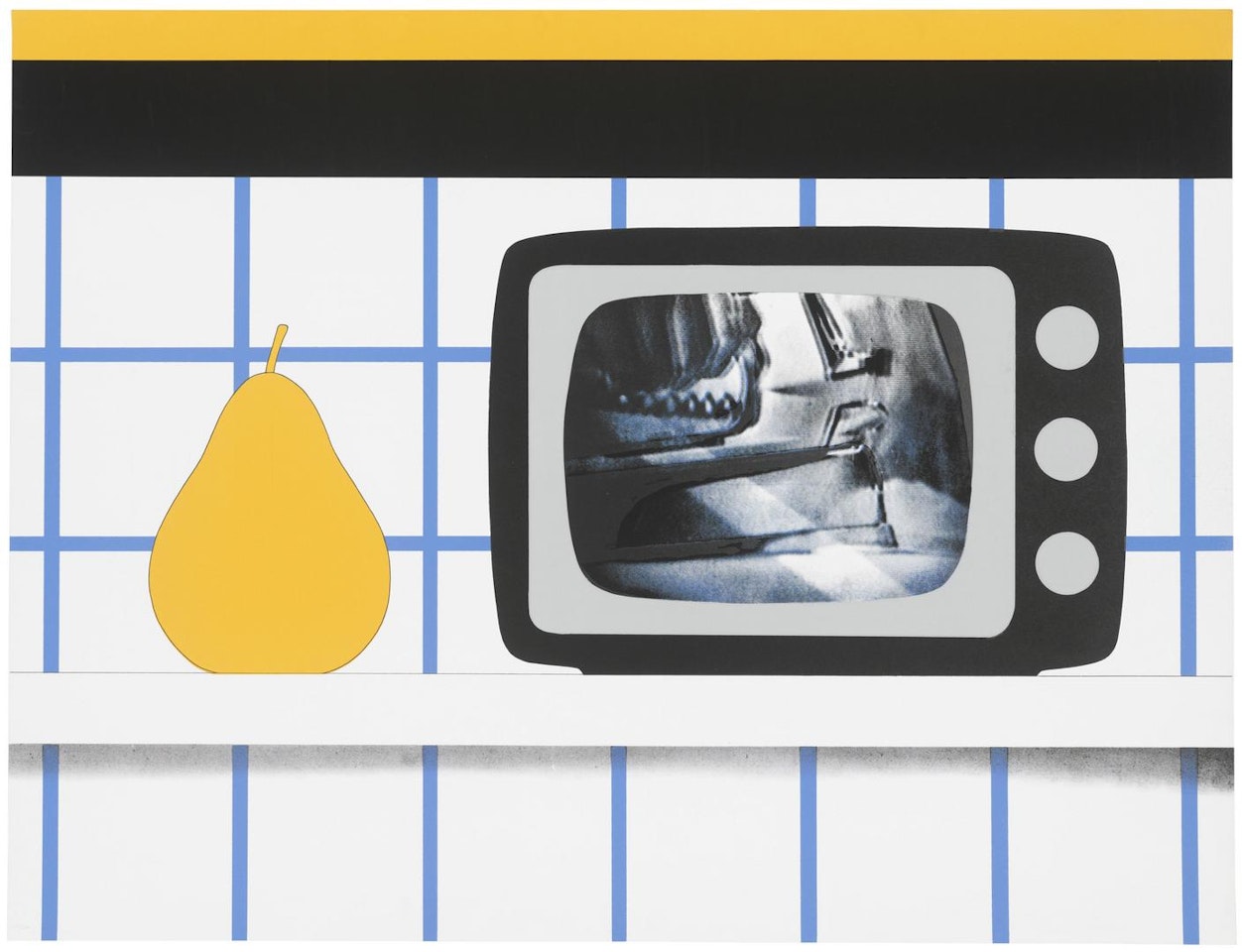TV Still Life, from: 11 Pop Artists III by Tom Wesselmann