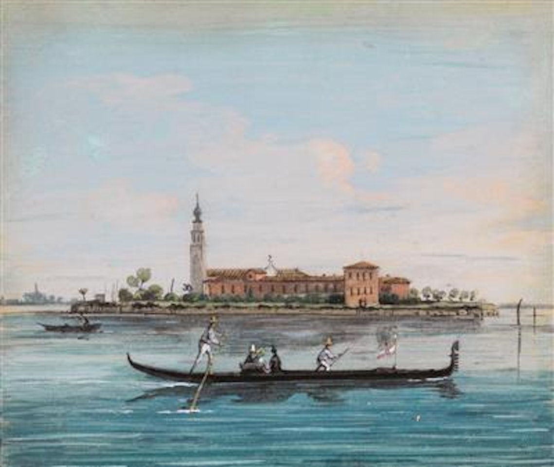 Venice, View of San Lazzaro degli Armeni by Giuseppe Bernardino Bison
