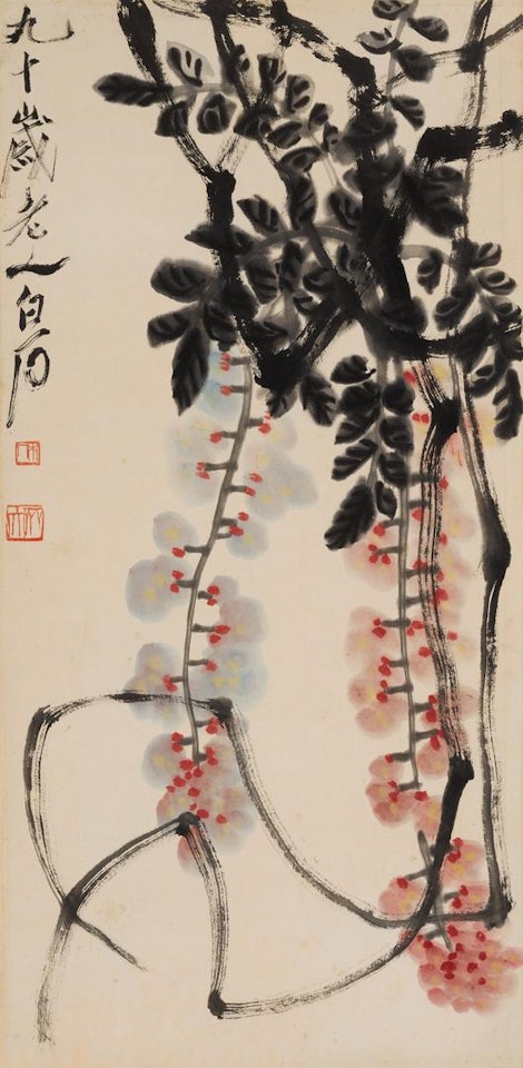 WISTERIA by Qi Baishi