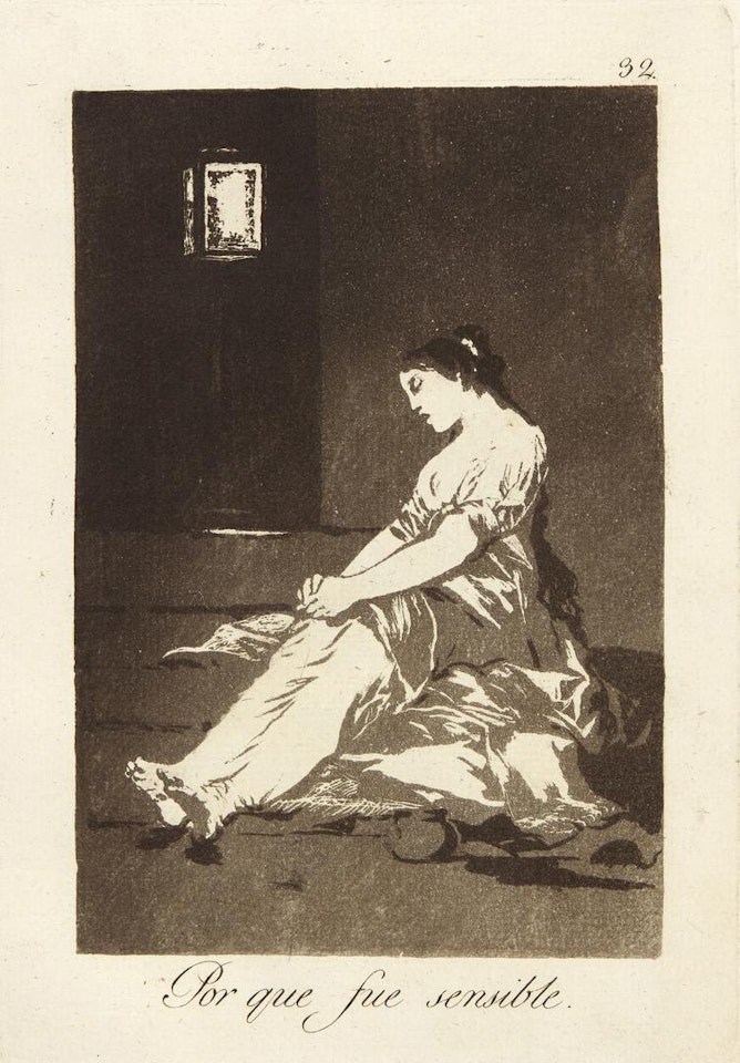LOS CAPRICHOS (DELTEIL 38-117; HARRIS 36-115) by Francisco José de Goya