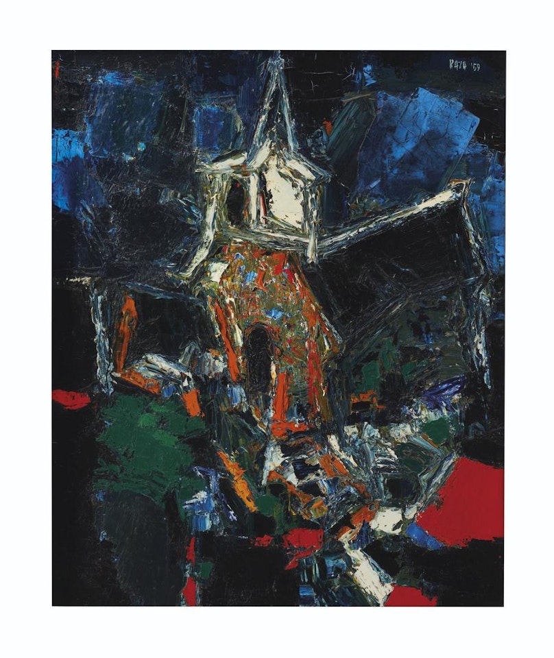 Eglise by Sayed Haider Raza