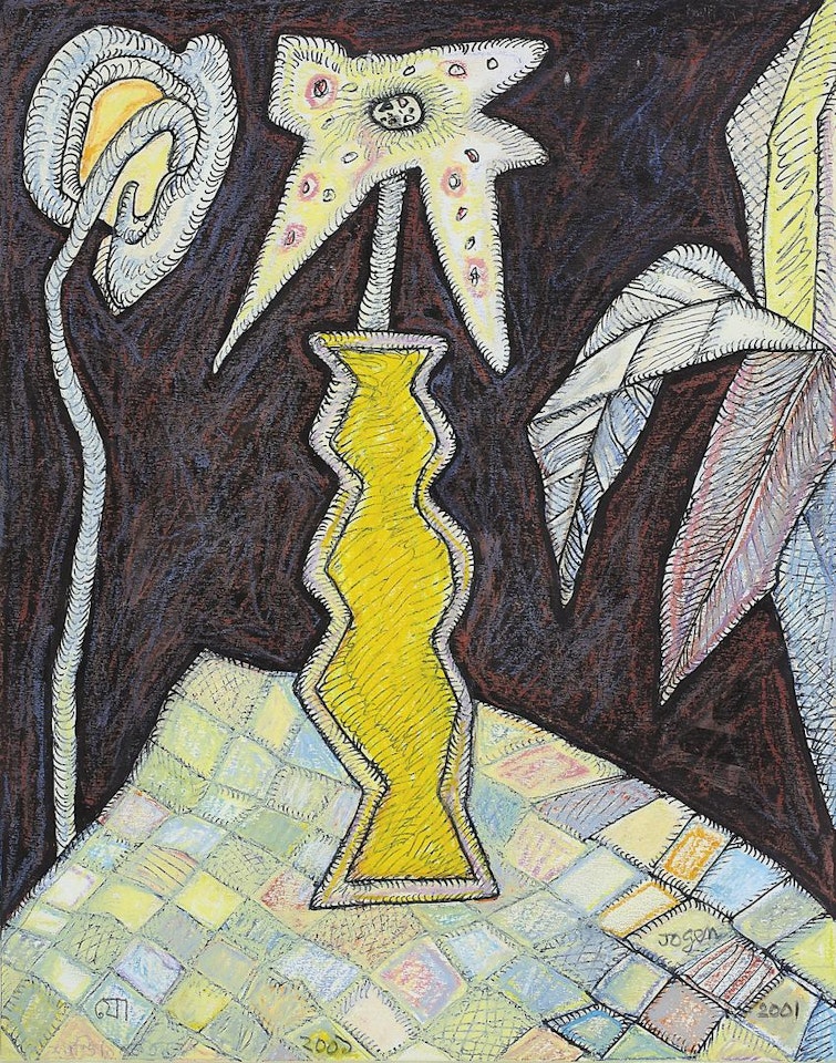 Flower Vase by Jogen Chowdhury