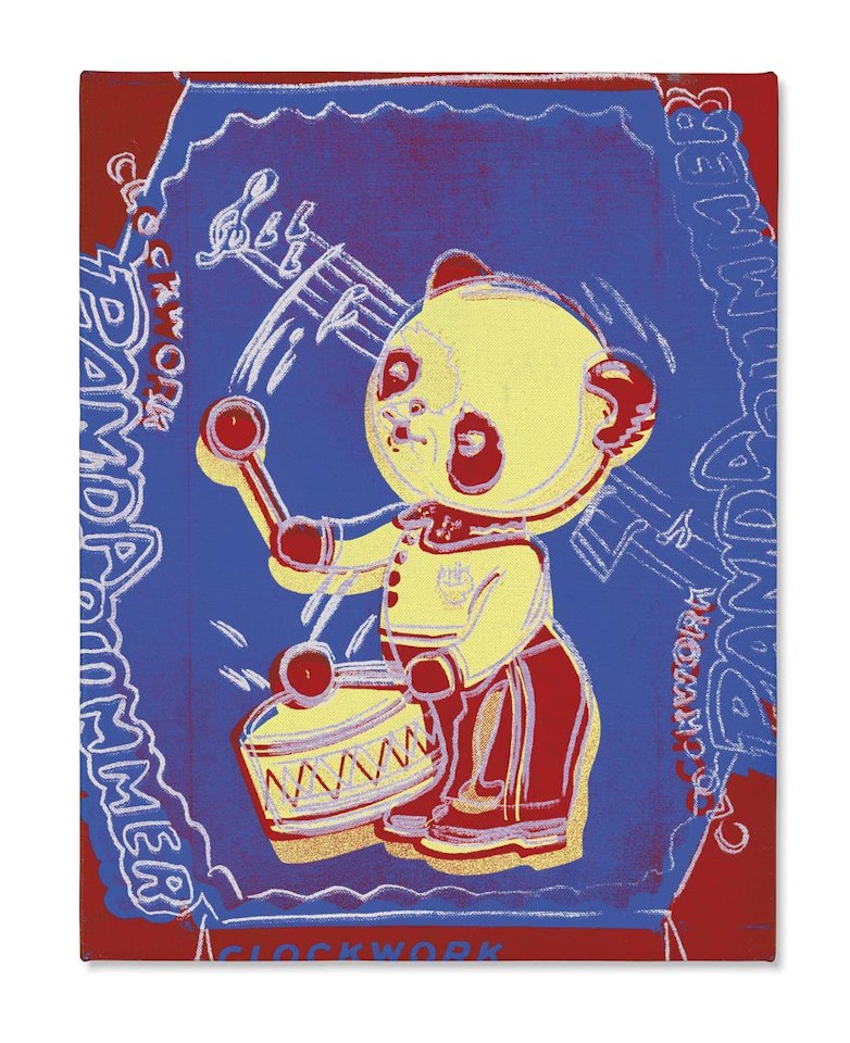 Panda Drummer (Clockwork) by Andy Warhol