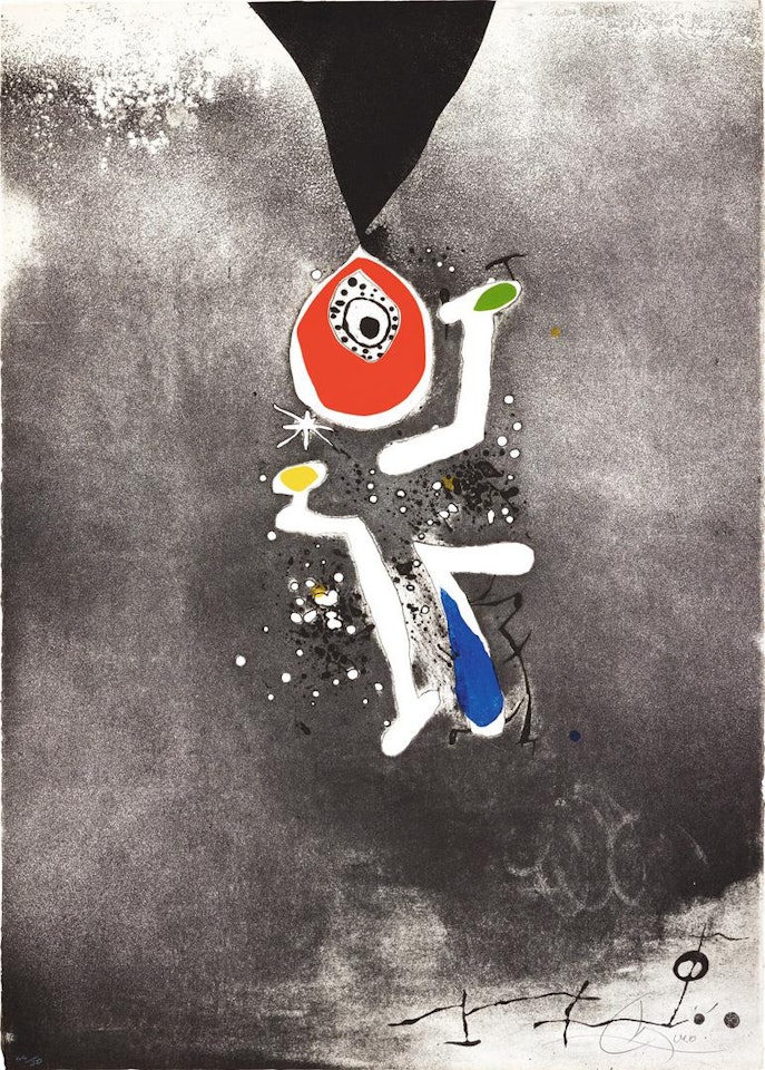 GRAVATS 5 POÈMES. SALVAT-PAPASSEIT (CRAMER BOOKS 179; DUPIN 712-716) by Joan Miró