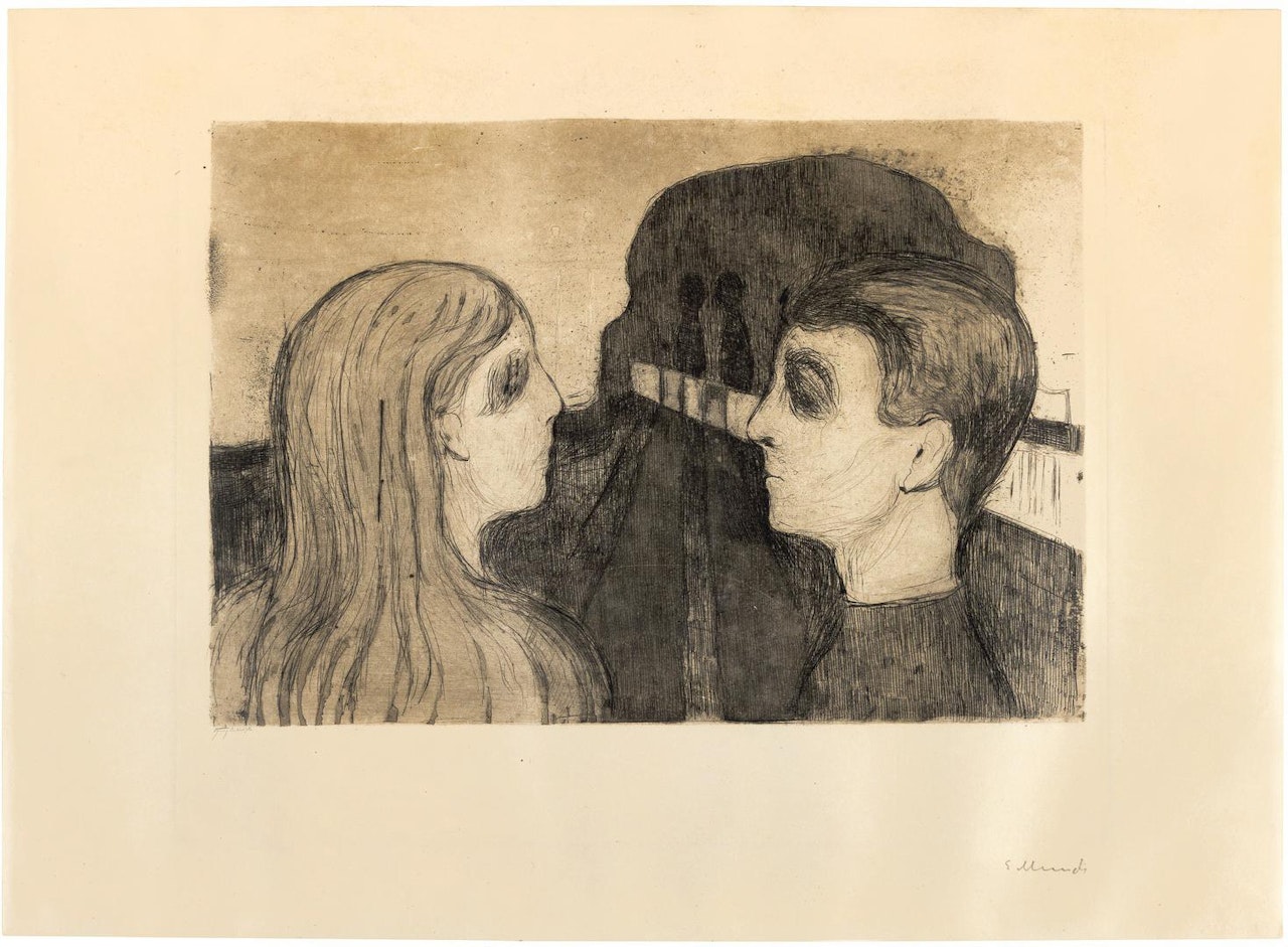 ATTRACTION II (W. 20; S. 18) by Edvard Munch