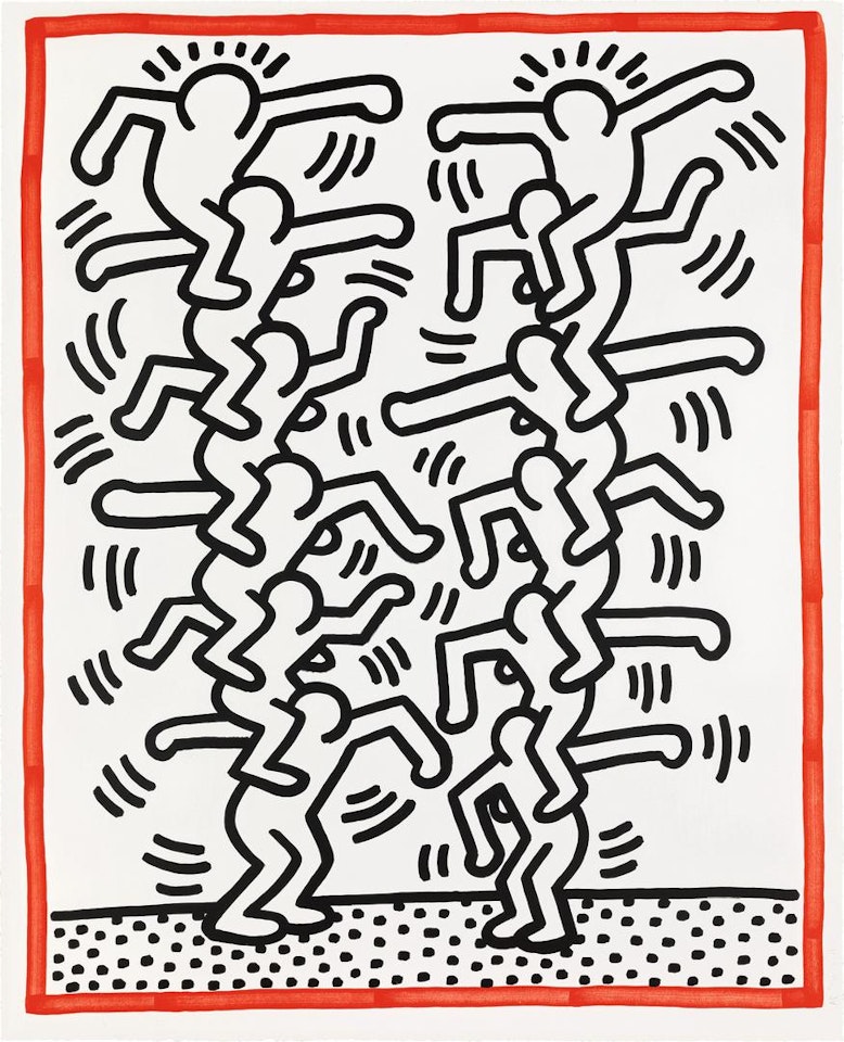 UNTITLED (L. P. 41) by Keith Haring