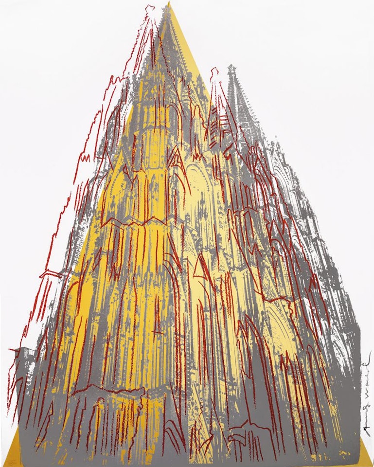 COLOGNE CATHEDRAL (SEE F. & S. IIB.361-364) by Andy Warhol