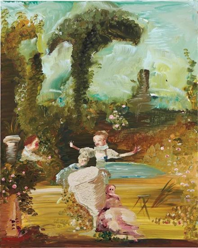 The pursuit (after Fragonard) by Genieve Figgis