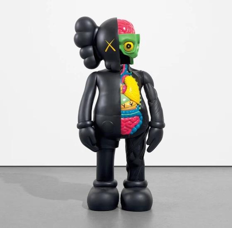 FOUR FOOT DISSECTED COMPANION (BLACK) by Kaws