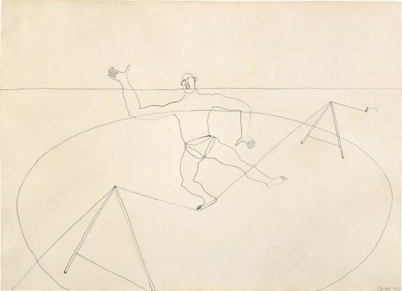 Untitled (Man on a Tightrope) by Alexander Calder