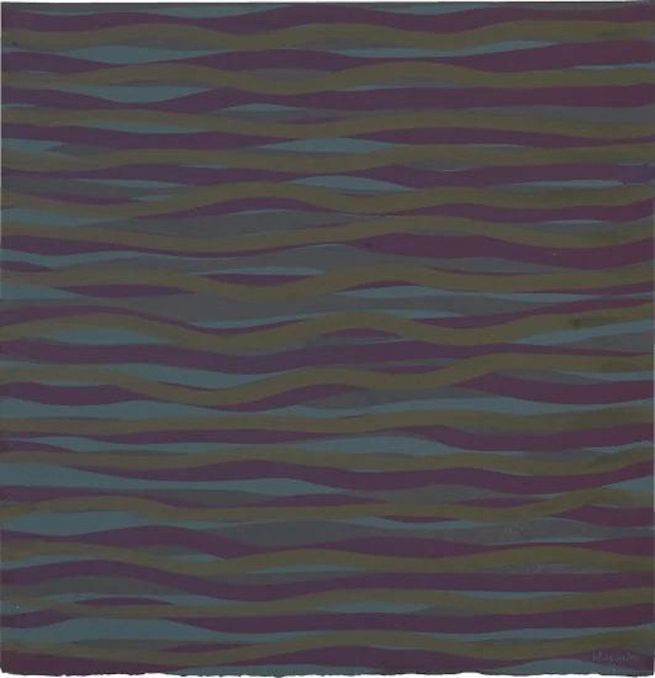 Horizontal Bands (More or Less) by Sol LeWitt