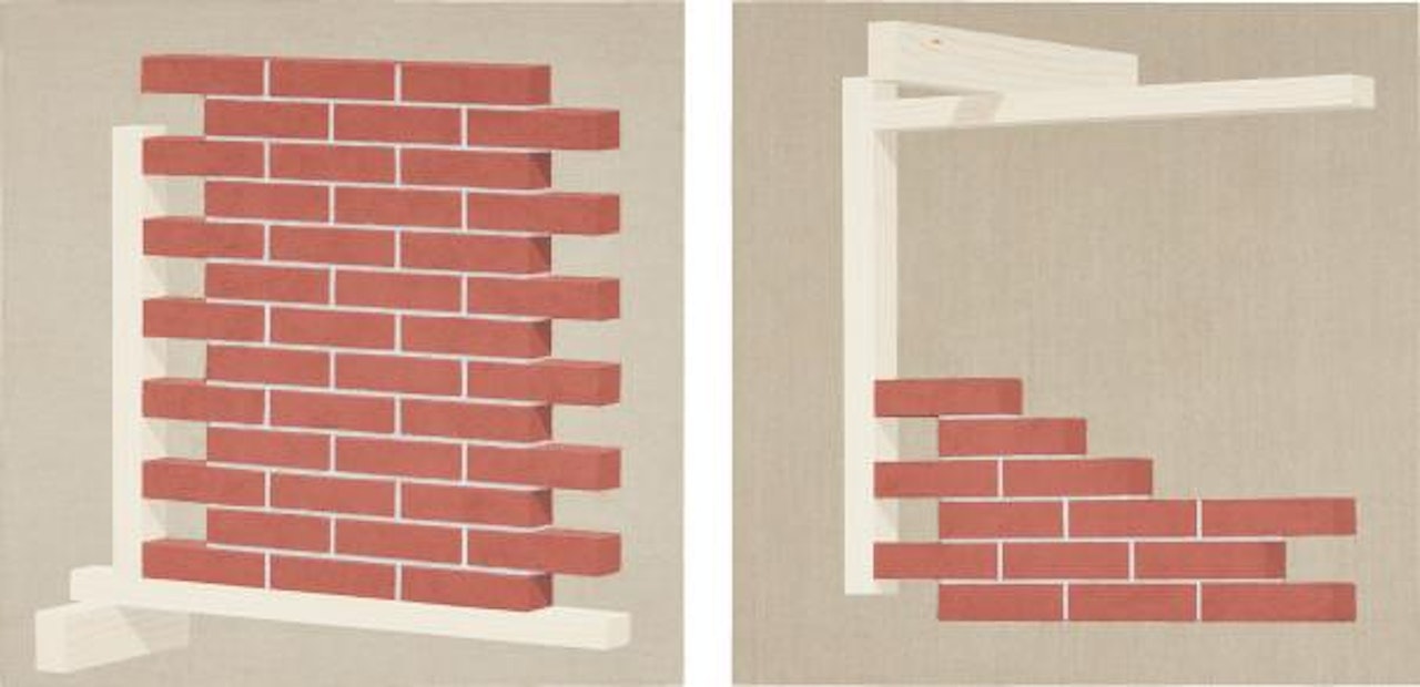 Two works: (i-ii) 1998 by Cheyney Thompson