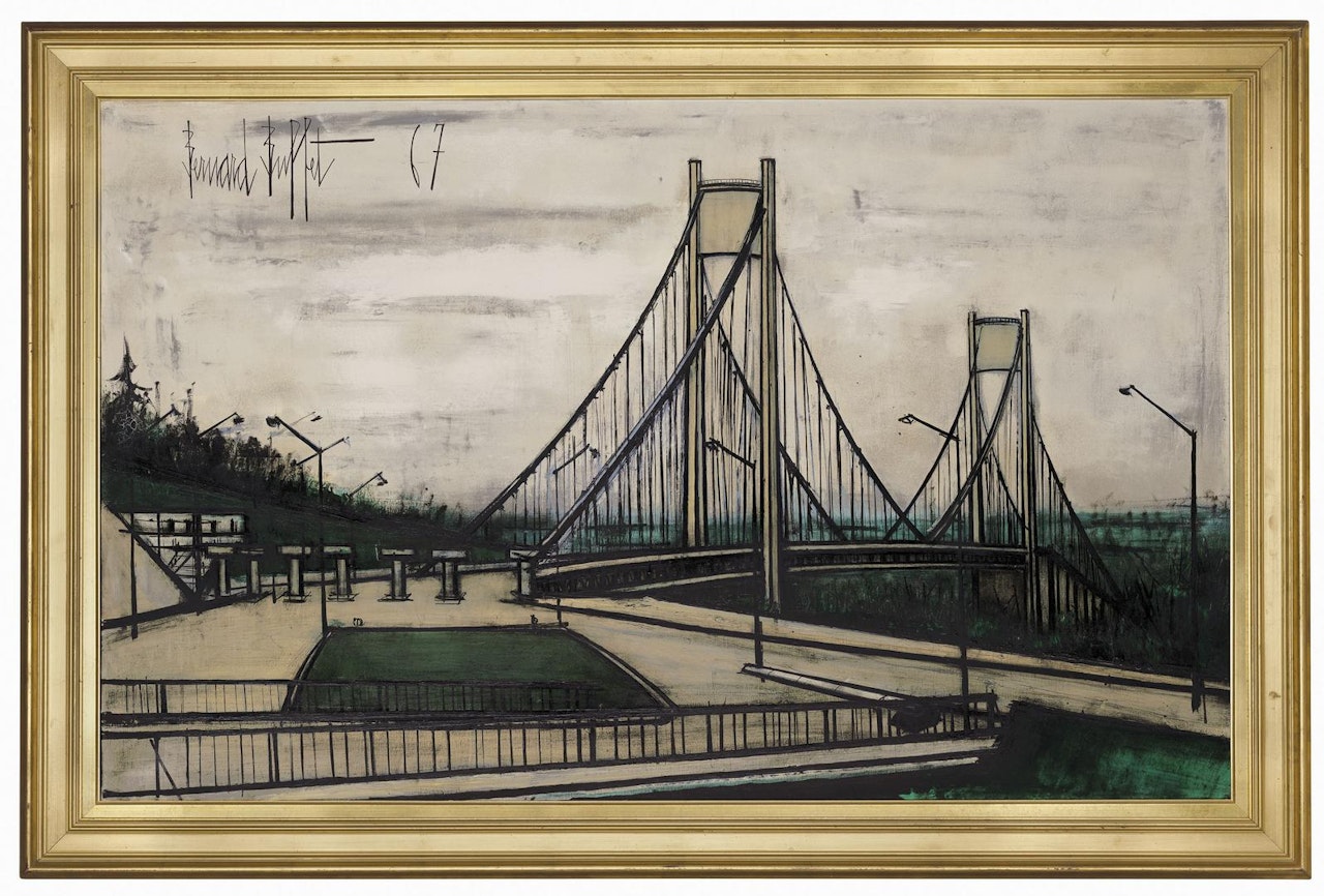 Le pont de Tancarville by Bernard Buffet