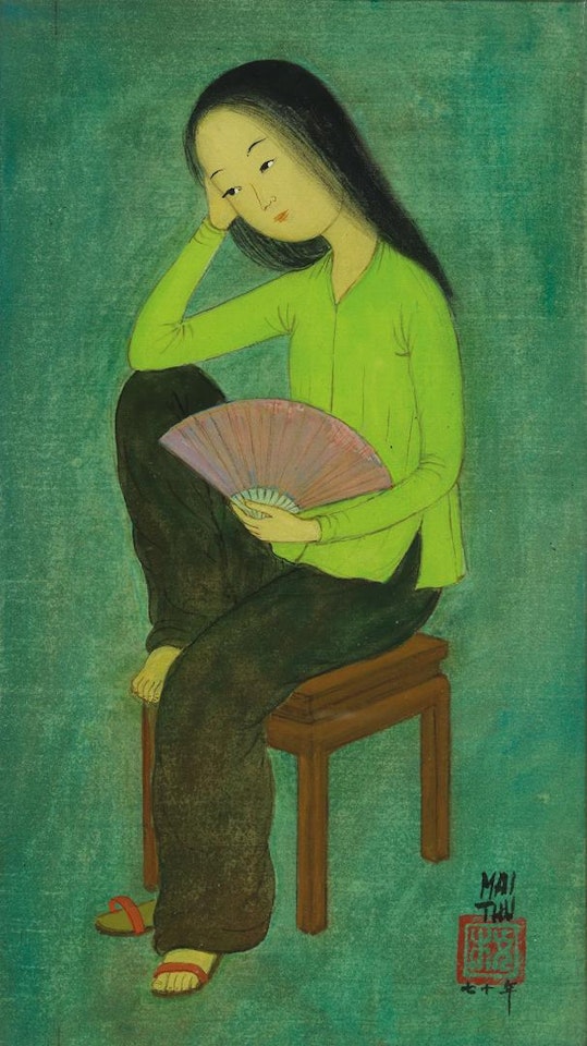 COLLIER DE JADE (JADE NECKLACE) by Mai Trung Thu