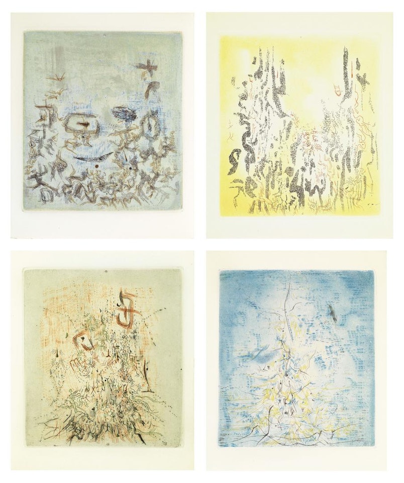 LES COMPAGNONS DANS LE JARDIN by Zao Wou-Ki