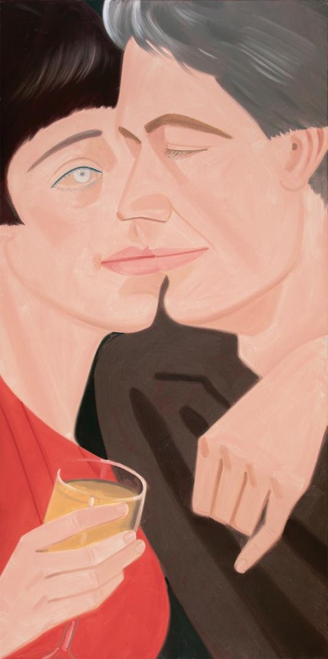 Jennifer and Mathieu by Alex Katz