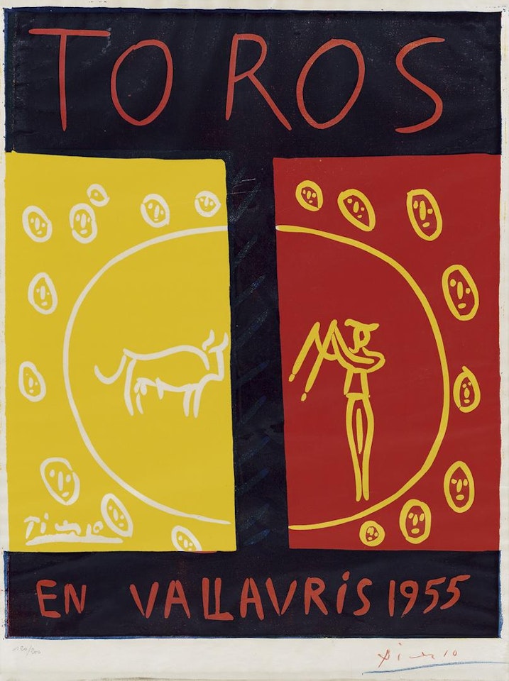 Toros En Vallauris. by Pablo Picasso