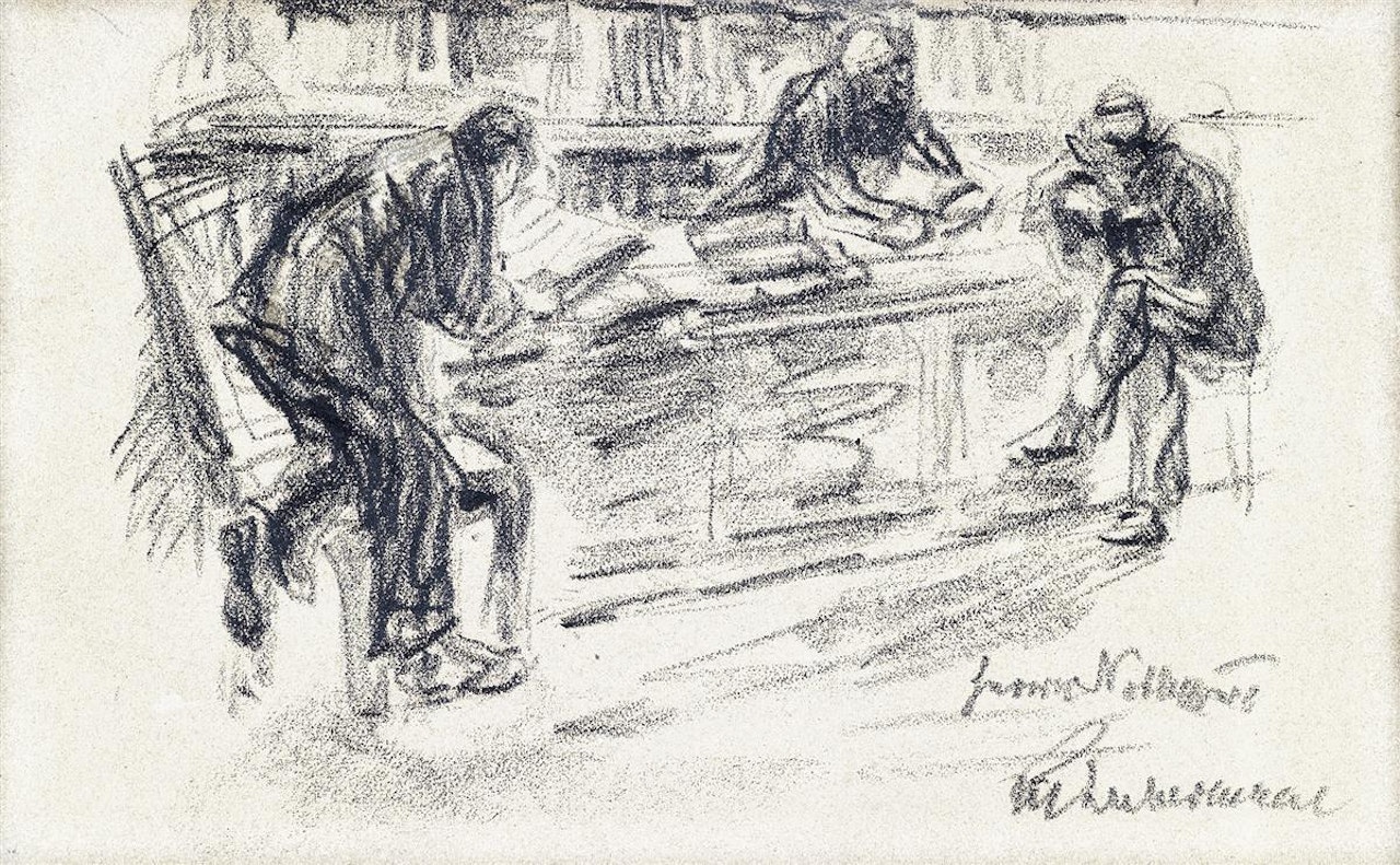 In Der Kniepe by Max Liebermann