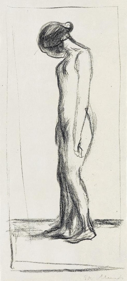 Gråtende Akt by Edvard Munch