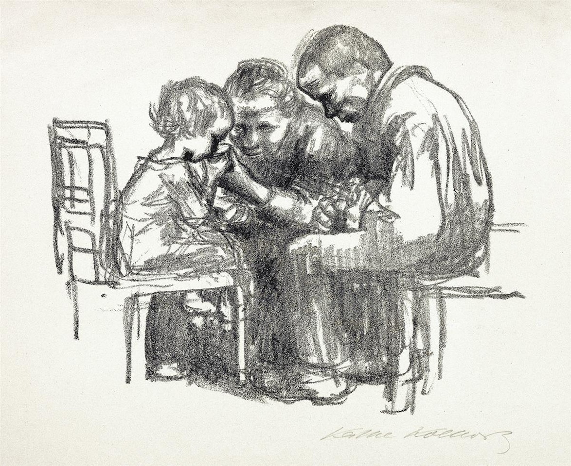 Besuch Im Kinderkrankenhaus by Kathe Kollwitz