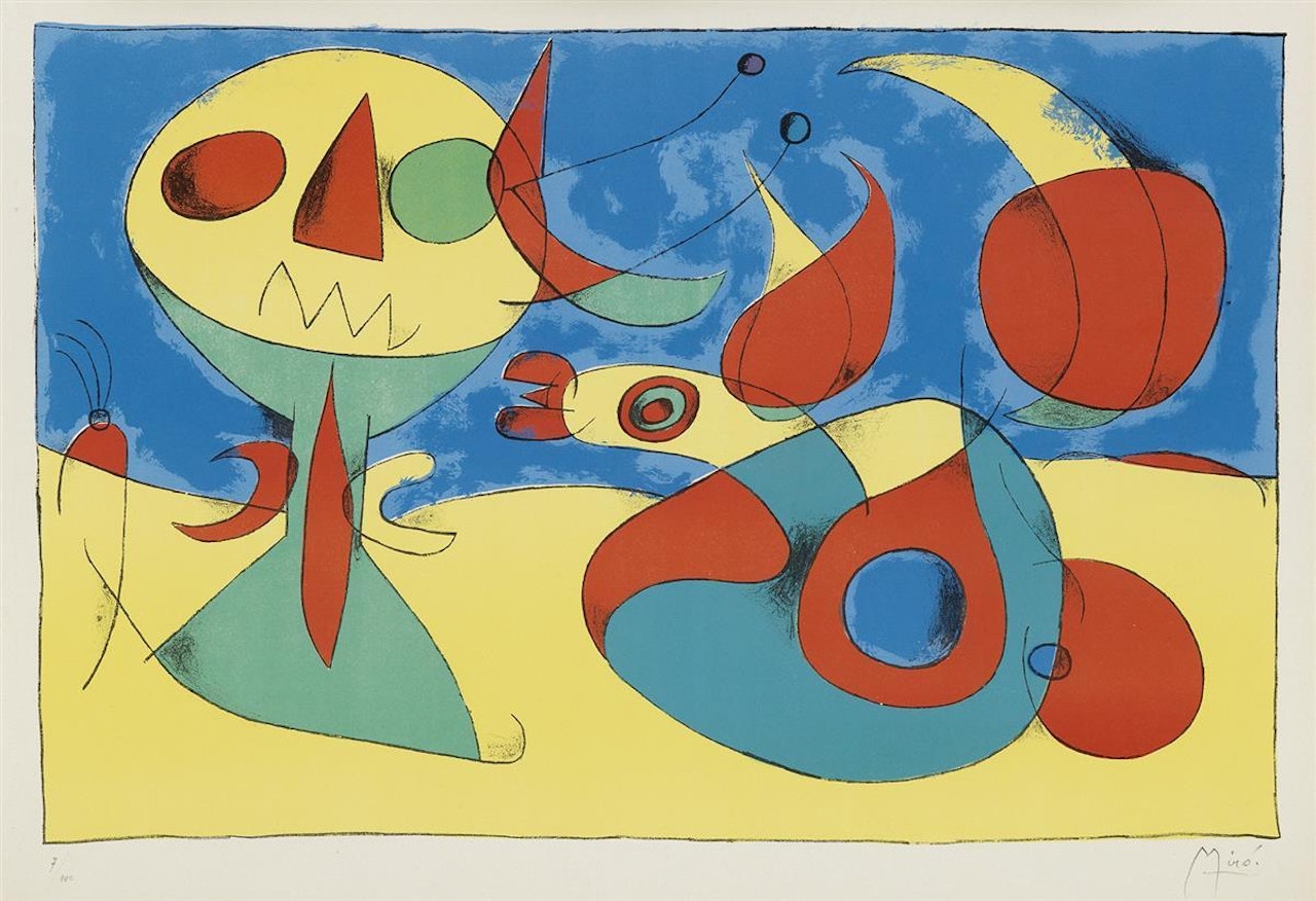 Oiseau Zéphyr by Joan Miró