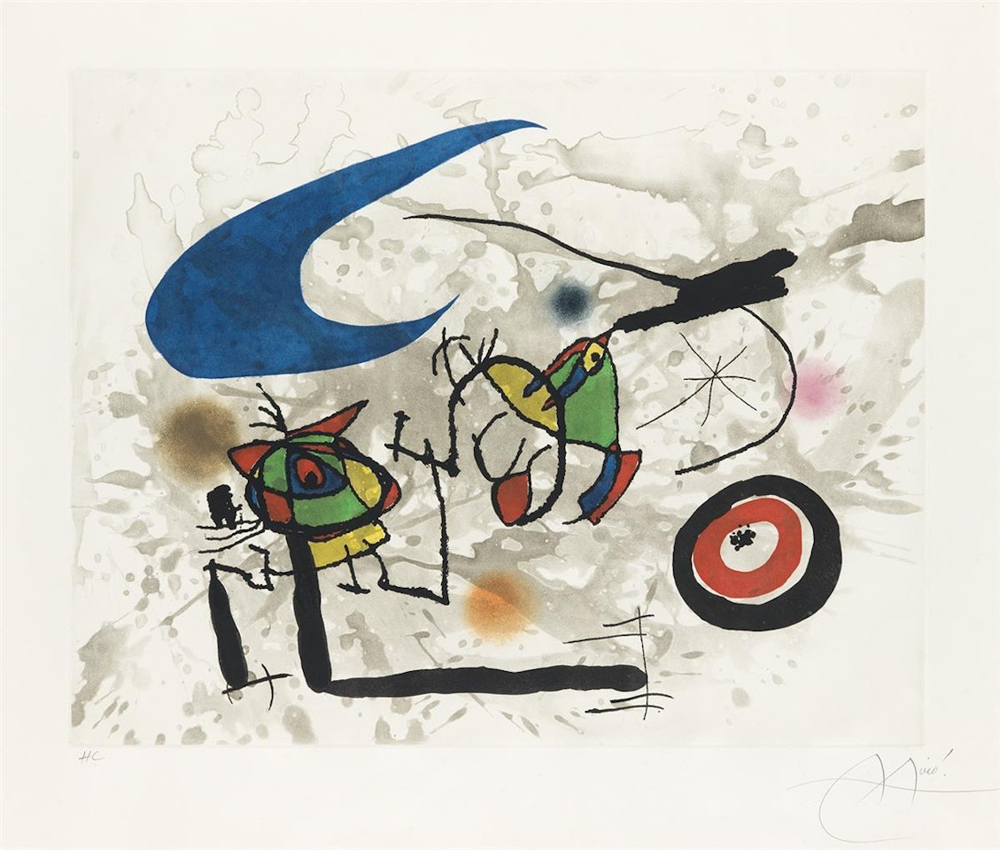 Pygmées Sous La Lune by Joan Miró