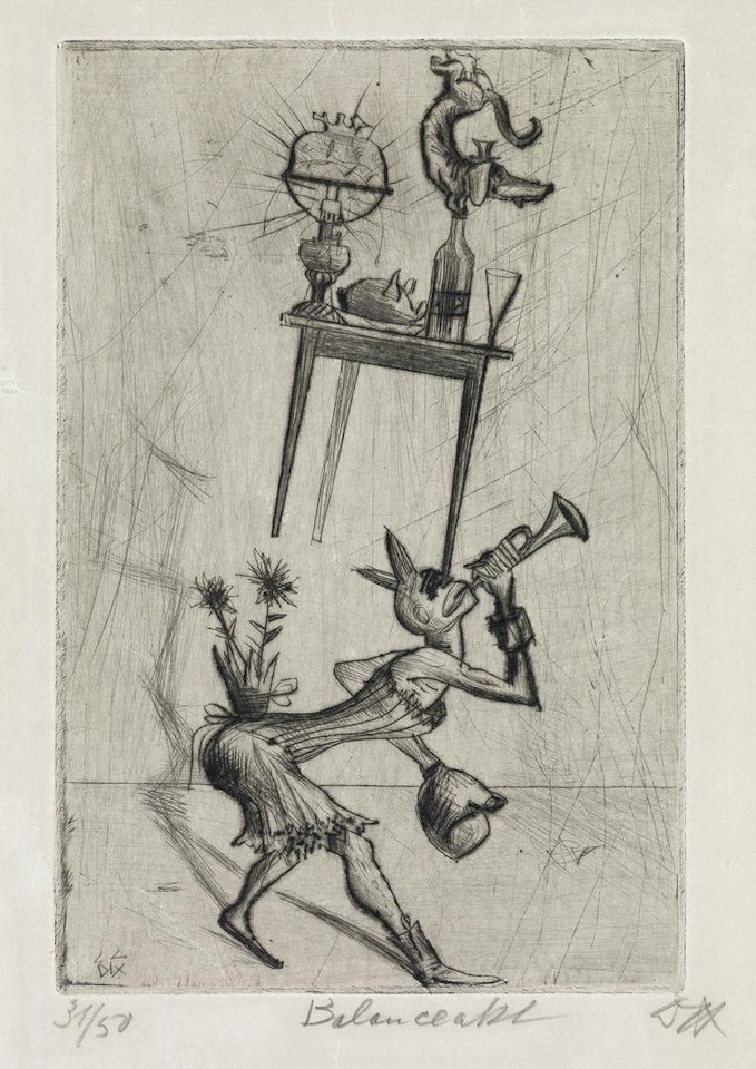 Balanceakt by Otto Dix