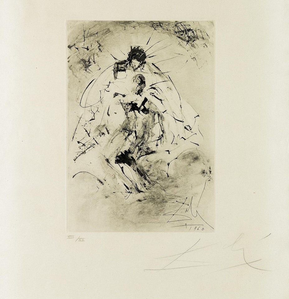 Isis Soutenant Osiris Mutilé (pietà) by Salvador Dali