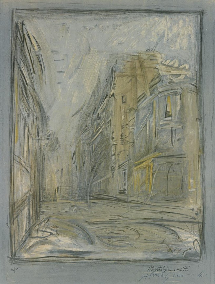 Rue D'alésia by Alberto Giacometti