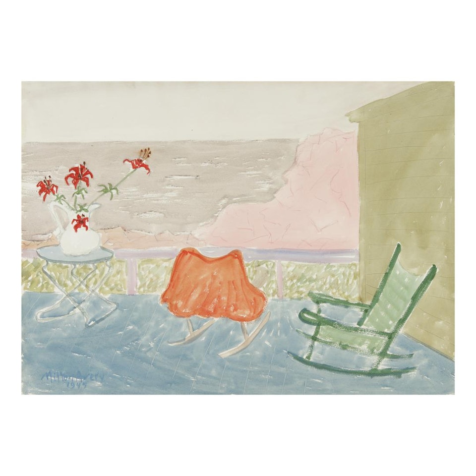 SEA SIDE PORCH by Milton Avery