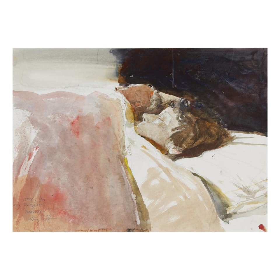 STUDY FOR 'MARRIAGE' by Andrew Wyeth
