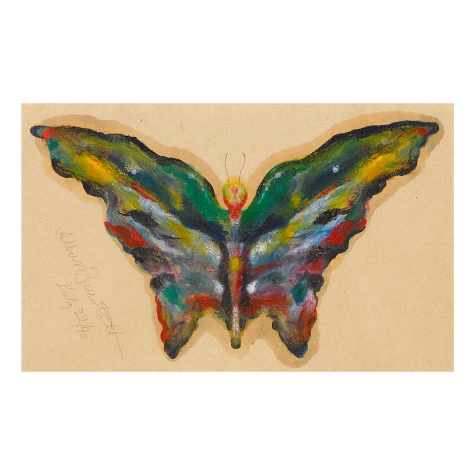 BUTTERFLY by Albert Bierstadt