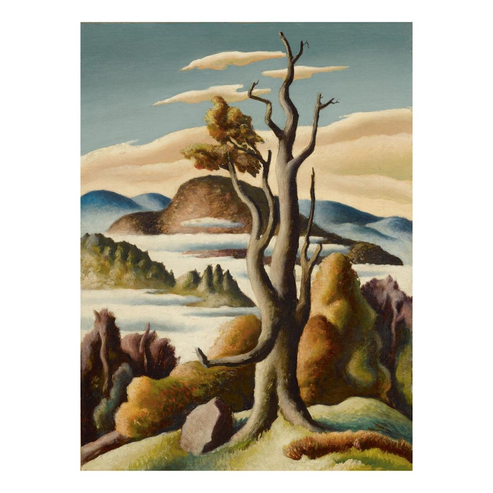 THE OLD TREE, BECKET, MASSACHUSETTS by Thomas Hart Benton