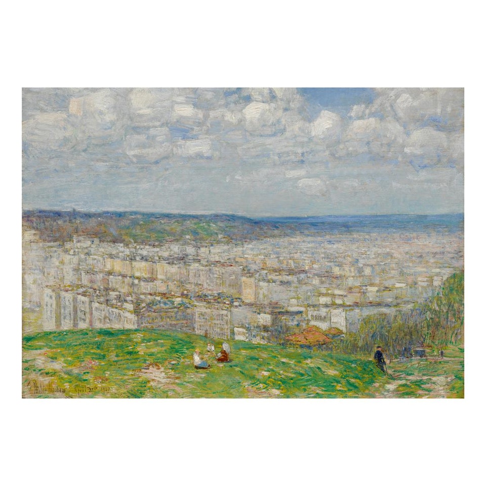TOP OF FORT GEORGE by Childe Hassam