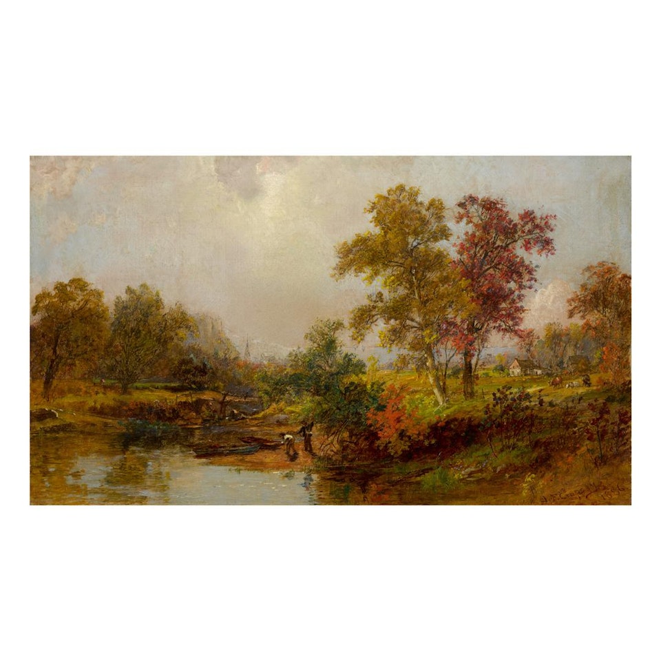 AN OCTOBER DAY by Jasper Francis Cropsey