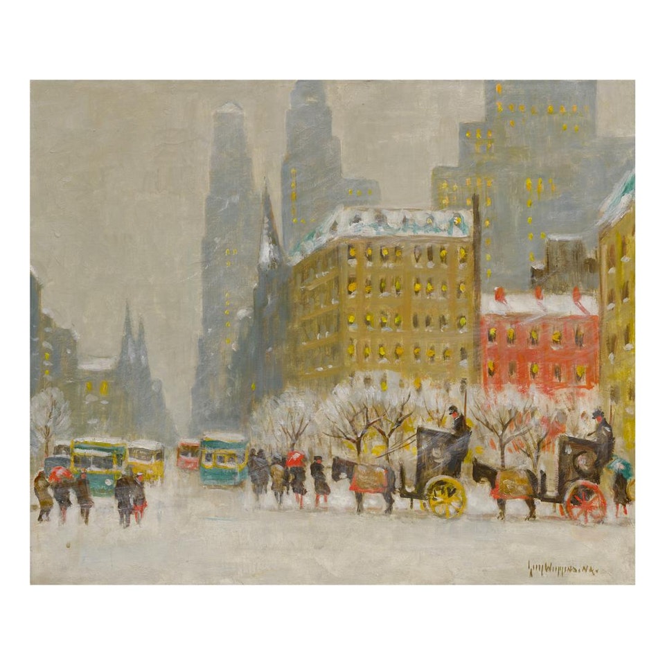 THE HANDSOMES IN WINTER by Guy Carleton Wiggins